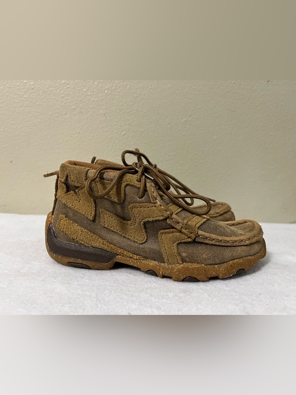 Twisted X Boots Youth Boys Chukka Driving Moccasin Moc Toe Leather 11M